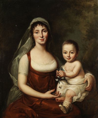 Mother with Child by Unbekannt Unbekannt